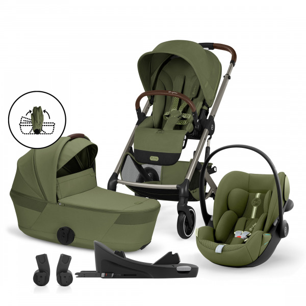 CYBEX Gold Balios 2026 4in1 �sszecsukhat� m�zessel - Moss Green
